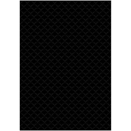 Упаковочная бумага глянцевая MESHU "Pattern on black" 1л. 70 x 100 см 80 г/м2, ассорти RE-MS_53487