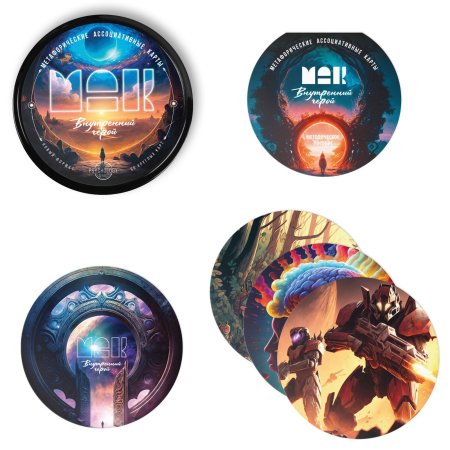 Метафорические ассоциативные карты "Внутренний герой" 60 карт SIM-9596196