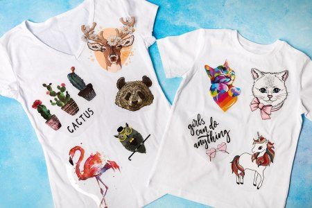 Термотрансфер GAMMA №01 1 шт 14 x 7.5 см "Мышка" M-032