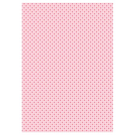 Упаковочная бумага глянцевая MESHU "Love" 1л. 70 x 100 см 80 г/м2, ассорти, 4 дизайна RE-MS_62827