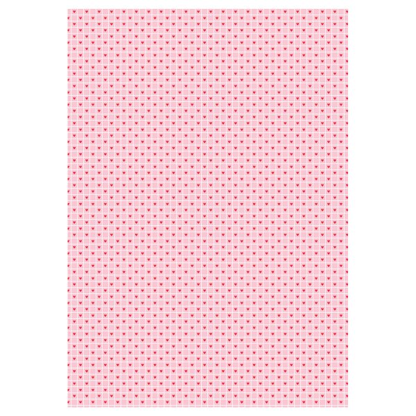 Упаковочная бумага глянцевая MESHU "Love" 1л. 70 x 100 см 80 г/м2, ассорти, 4 дизайна RE-MS_62827