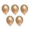 Набор воздушных шаров BOOMZEE 5 шт 30 см №05 хром металлик золотой BXMS-30-05