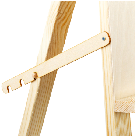 Мольберт напольный "Хлопушка" 60 x 60 x 120 см, со стаканчиками, сосна NP-МО-07