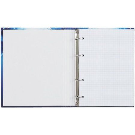 Тетрадь на кольцах 160л. A5 BG "Голубая бездна" мат. ламинация, выб. лак RE-ТТ5к160_лм_вл 8858