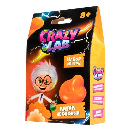 Научно-познавательный набор "Crazy Lab" Неоновый лизун 8+ AS-EX215T