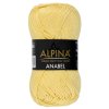 Пряжа ALPINA Anabel 100% мерсеризованный хлопок 1 х 50 г 120 ± 6 м №177 св.желтый ALP-ANA-177