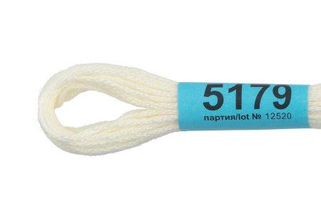 Нитки для вышивания GAMMA мулине (3173-6115) 8 м №5179 бл. желтый MG-5179