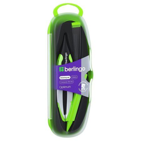 Готовальня Berlingo "Optimum+" 2 предмета, циркуль 135 мм, пластиковый футляр RE-DS_00202 Готовальня Berlingo "Optimum+" 2 предмета, циркуль 135 мм, пластиковый футляр RE-DS_00202