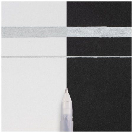 Ручка гелевая SAKURA Gelly Roll Metallic Серебро MPXPGB-M-553