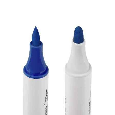 Маркеры акриловые ГАММА "Классические", 24 цв., двусторонние кисть и пуля, пластик.бокс RE-15062025_24