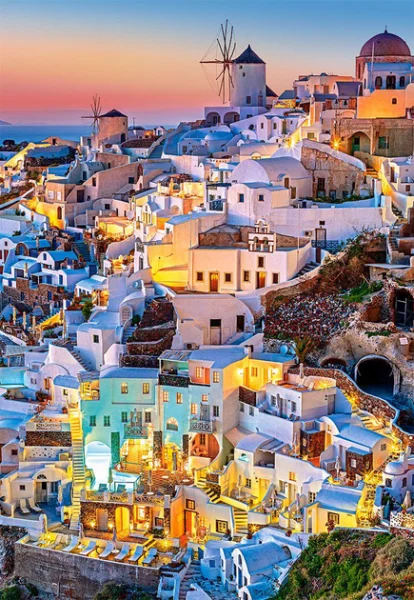 Пазл Castorland 1000 Santorini Lights C-103522