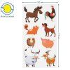 Наклейки объемные Мульти-Пульти "Звери на ферме" 10 x 22 см, 8 накл, инд. уп., европодвес RE-PS_39799