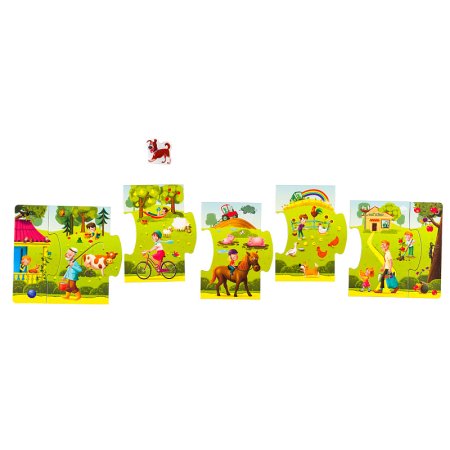 Развивающий пазл Step Puzzle "Story puzzle. Деревня" STP-80481