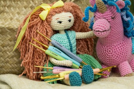 Крючок с прорезин. ручкой GAMMA алюминий d 3.0 мм 16 см в блистере RHP-30-16