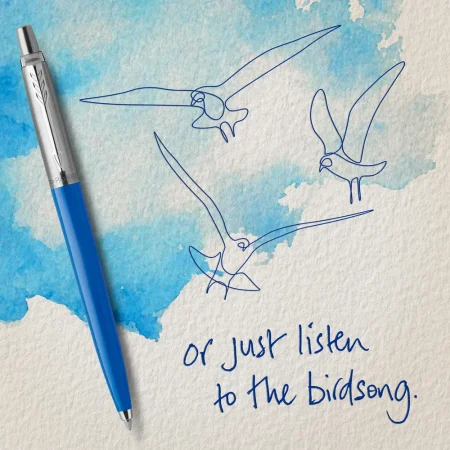 Ручка шариковая PARKER Jotter Originals синяя, 1.0 мм, синий корпус, блистер 2076052