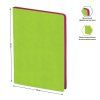 Записная книжка А6 80л. Berlingo "Fuze" кожзам, цветной срез, салатовый RE-NB0_87602 Записная книжка А6 80л. Berlingo "Fuze" кожзам, цветной срез, салатовый RE-NB0_87602