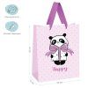 Пакет подарочный 26 x 32 x 12 см MESHU "PandaGift_Pink" отд. фольгой, матовая ламинация RE-MS_45822
