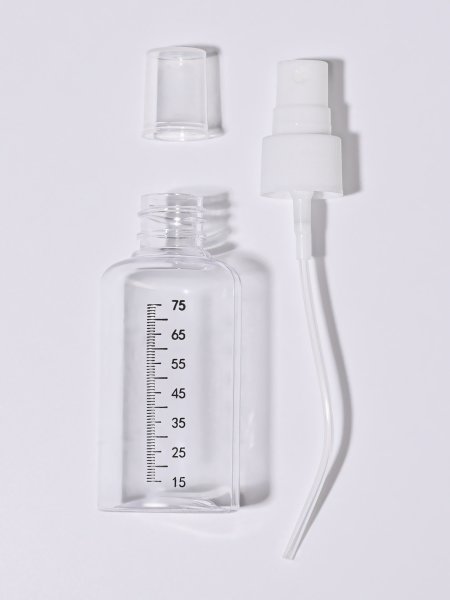 Бутылочка д/хранения с распылителем 75 мл 4x11 см со шкалой деления 1 шт SIM-2294461