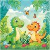 Пазл ТРИ СОВЫ 16 Maxi "Динозавры на прогулке" RE-ПК16М_64365