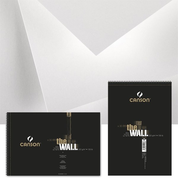 Альбом для маркера Canson The Wall 220 г/м2 A3+ 43.7 х 29.7 см 30 л C400078799