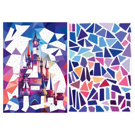 Аппликация наклейками ТРИ СОВЫ "Волшебный мир" А4, 2 основы, картонный конверт RE-АПн_64300