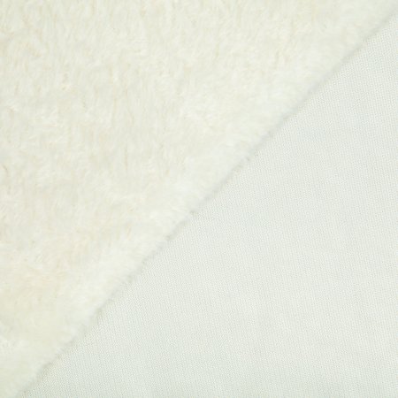 Ткань для игрушек PEPPY Плюш PTB-002 48 x 48 см 288 г/м2 молочный/ivory PTB-002-01