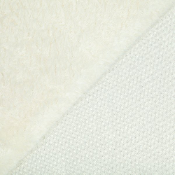Ткань для игрушек PEPPY Плюш PTB-002 48 x 48 см 288 г/м2 молочный/ivory PTB-002-01