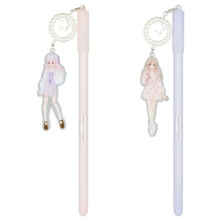 Ручка шариковая MESHU "Girls" синяя, 0.5 мм, корпус ассорти RE-MS_51312