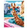 Картина по номерам на картоне ТРИ СОВЫ "Жираф в кабриолете" 30 x 40 см с акриловыми красками и кистями RE-КК3040_57394