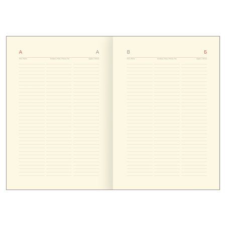 Ежедневник недатированный A5 136л. Greenwich Line "Mysterious soul. Dark green" кожзам, тон. блок, цветной срез RE-ENA5_53228