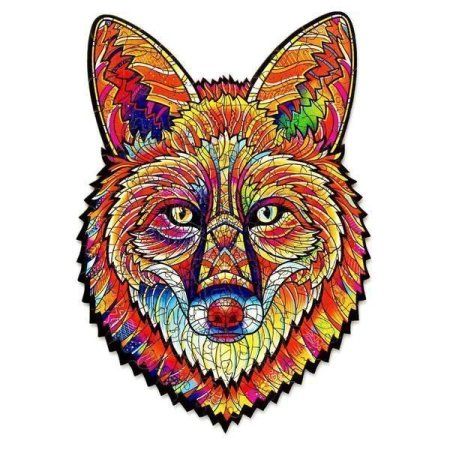 Деревянный пазл с двухслойной крышкой Сказочный Лис XL (2022) MAGZ204-2