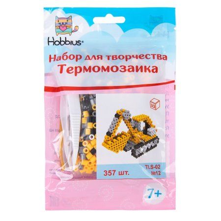 Термомозаика HOBBIUS №12 Экскаватор 3D TLS-02-12