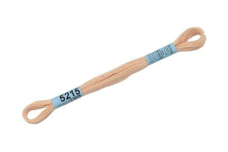 Нитки для вышивания GAMMA мулине (3173-6115) 8 м №5215 бежевый MG-5215