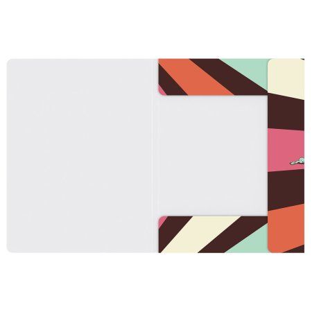 Папка на резинке А4 Berlingo "Groovy" 600 мкм, с рисунком RE-FB4_A4S15