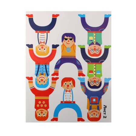 Настольная игра: Baby Toys "Акробаты", 16 элементов KOR-04331