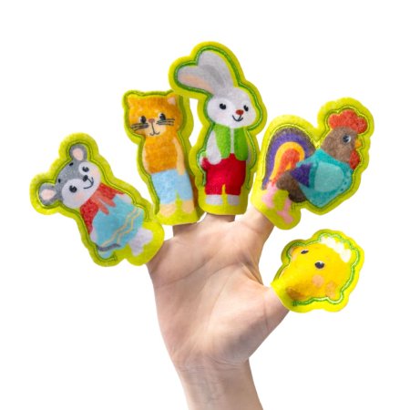 Пальчиковый кукольный театр "В гостях у сказки" 17 кукол KOR-03940