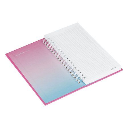 Записная книжка 95 x 175 мм 96л. MESHU "No bad days" на гребне, мат. ламинация, твердая обложка, выб. УФ-лак RE-MS_52920