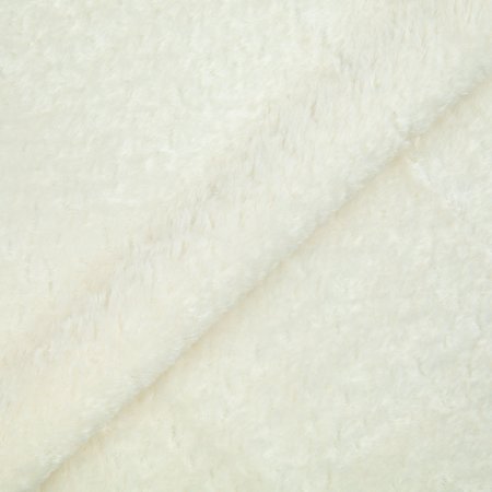 Ткань для игрушек PEPPY Плюш PTB-002 48 x 48 см 288 г/м2 молочный/ivory PTB-002-01