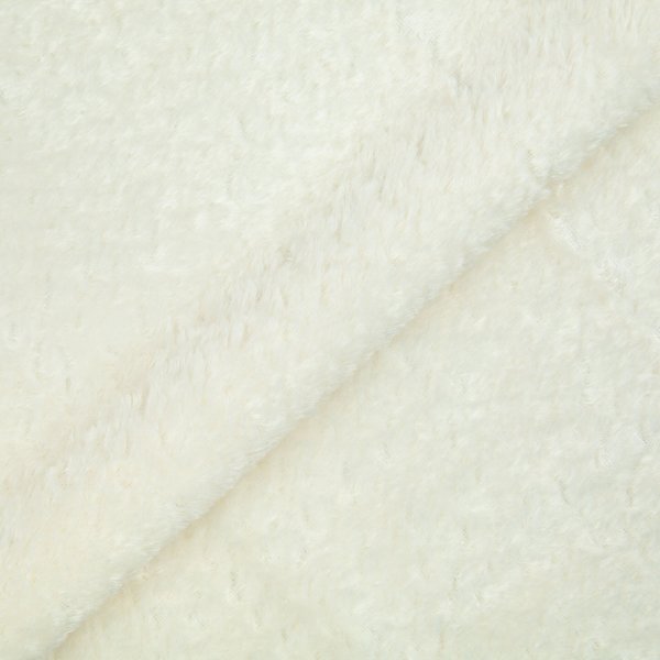 Ткань для игрушек PEPPY Плюш PTB-002 48 x 48 см 288 г/м2 молочный/ivory PTB-002-01