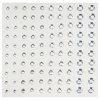 Наклейки акриловые MESHU "Silver rain" 100 страз RE-MS_64966