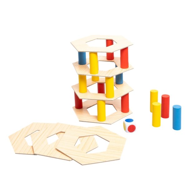 Настольная игра: Десятое королевство "Сорви Башню", цветная KOR-02986