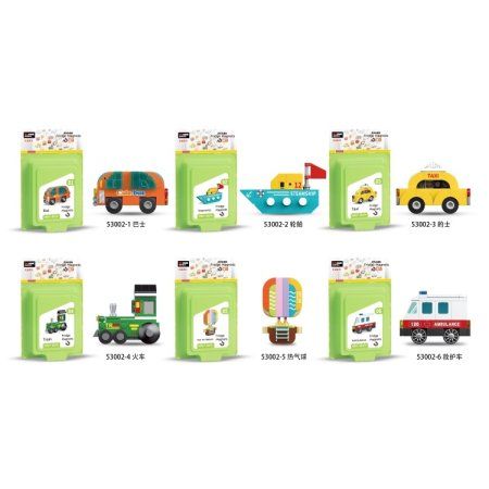 Конструктор Decool "Магниты-транспорт" IT-53002_MK