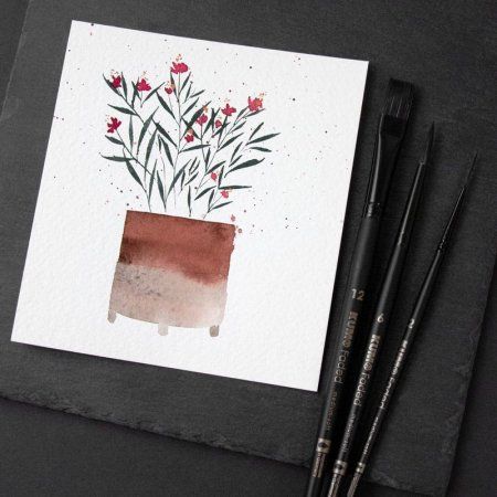 Кисть круглая KUM Faded Round синтетика №2 KUM-5150219