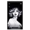 Скетчбук 40л. 105 x 195 мм BG "Fashion Week" 120 г/м2, на гребне RE-С A540гр_58933