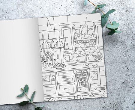 Раскраска-антистресс ФРЕЯ "Дизайн интерьеров" 21 x 29.7 см FCP-04 Раскраска-антистресс ФРЕЯ "Дизайн интерьеров" 21 x 29.7 см FCP-04