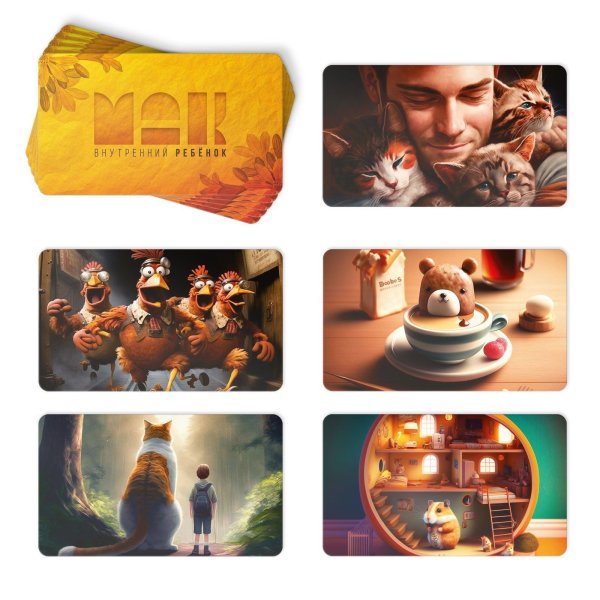 Метафорические ассоциативные карты "Внутренний ребёнок" 50 карт SIM-9596197