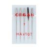 Иглы д/быт.шв.машин ORGAN для шелка 5 шт №55 в блистере 5138055BL