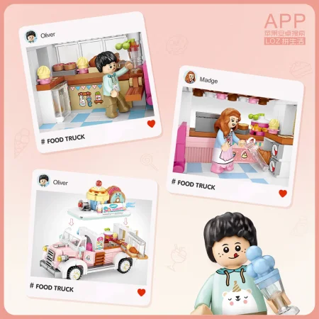 Конструктор LOZ "Фудтрак Сладости" IT-1738_MK