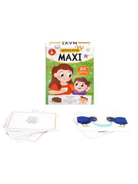 Обучающая игра "Запуск речи. MAXI" 64 карточки KOR-05325