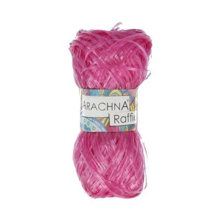 Пряжа ARACHNA Raffia 100% полипропилен 1 x 50 г 200 ± 12 м №09 малиновый ARA-RAF-09